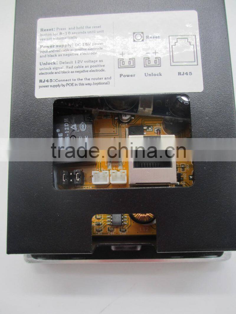 wifi video audio door bell, wireless two way recording talk and unlock function