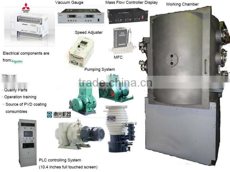 vacuum metal vapor deposition machine/watch cases pvd ion plating machine