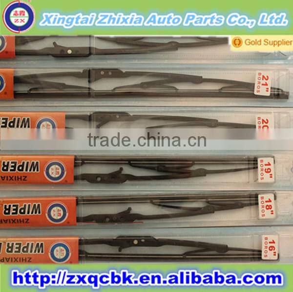 ZX High performance auto wiper blades/clear view wiper blade//universal windshield wiper with factory price