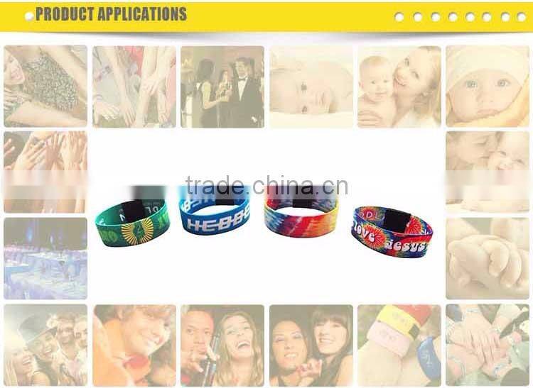 New style China supplier top quality fabric wristband supplier
