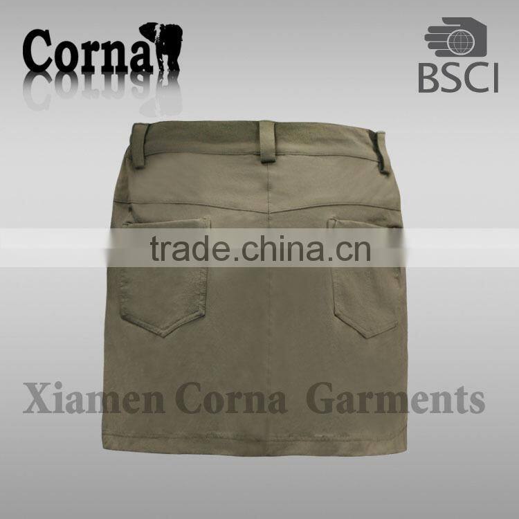 color ladies fashion skir for women shorts plus size pleated