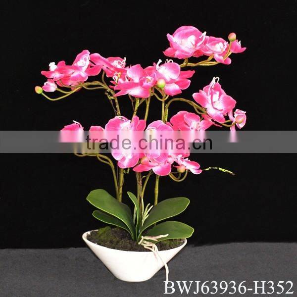 Artificial coated Phalaenopsis Orchids bonsai