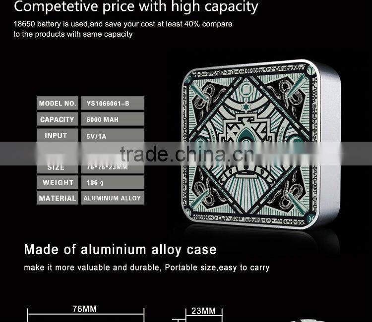 indian gift items, mini USB universal power bank 7800mah