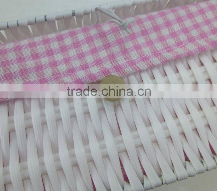 handmade plastic garden style decorative tissue box