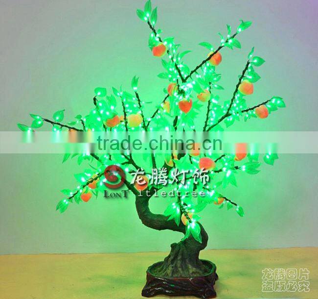 Led bonsai fruit peach tree