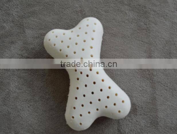 2014 fashion bone shape latex travel pillow