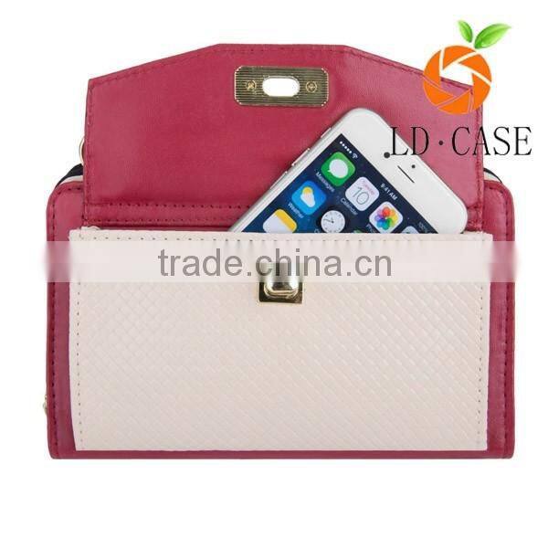 PU Leather Mini Purse Handbag Clutch Crossbody Bag for iphone /Samsung