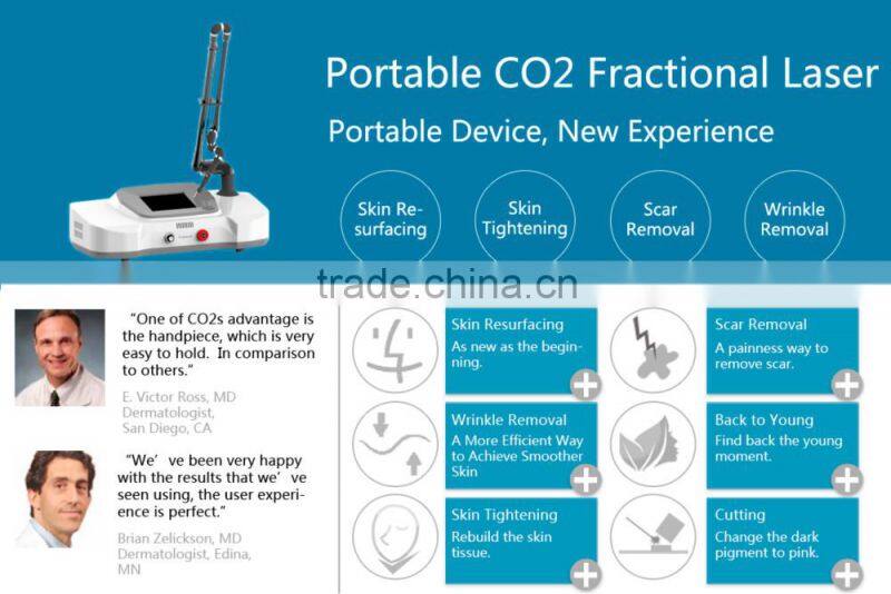 professional skin rejuvenation co2 fractional laser machine