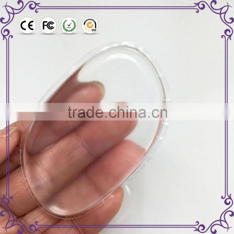 Wholesale clear beauty cosmetic powder silisponge makeup silicone sponge for blending