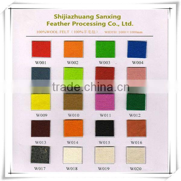 Needle wool felt and Industrial wool felt and Craft wool felt