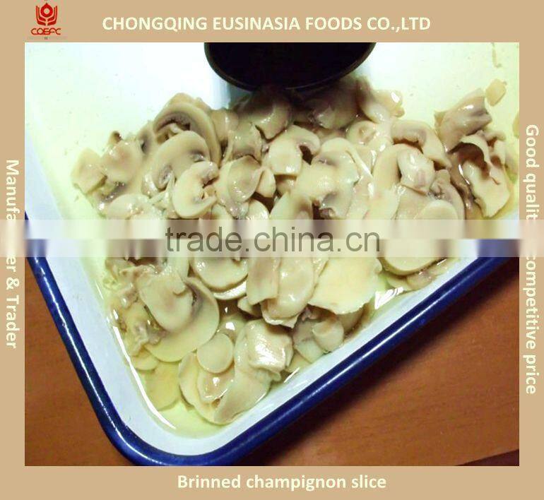 boiled canned champignon mushroom
