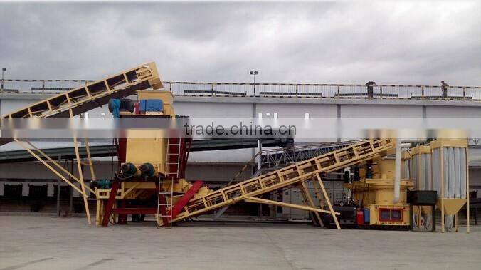 Wood Pellet mill plant line with hammer mill
