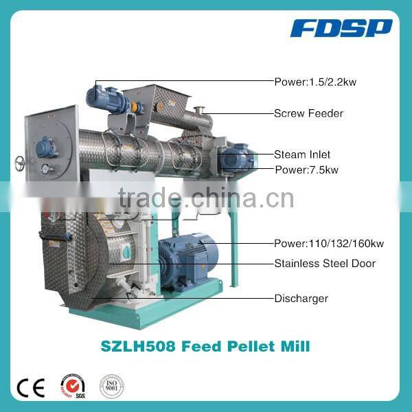 Leading technology mini pellet mill animal feed pellet machine