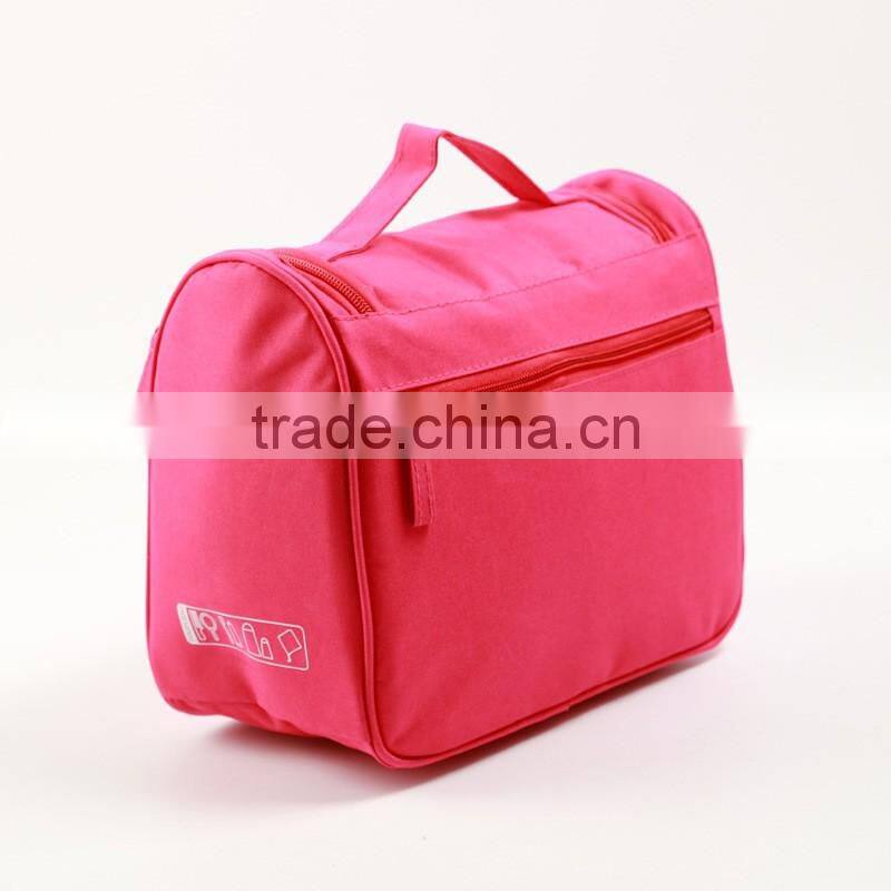 2016 barrel shaped travel cosmetic bag capacity drawstring elegant drum wash bag makeup organizer storaget bag