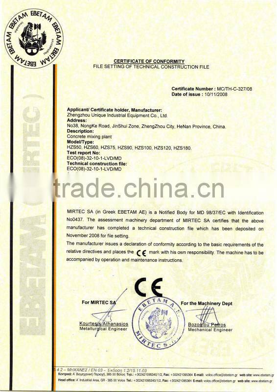 China supplier diesel engine Concrete mixers