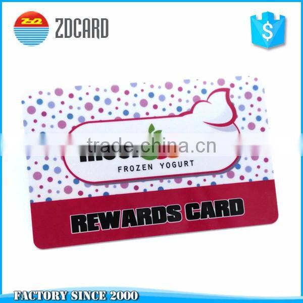 card manufacturer good printing 4c printed plastic rfid smart card