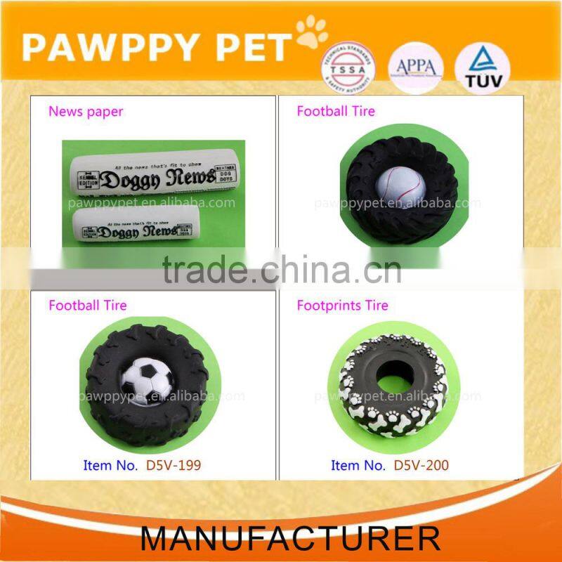 PAWPPY Pet vocalization rubber dog toy