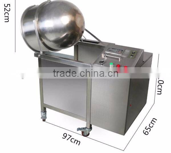 ZY Commercial automatic caramel popcorn making popper line /oil corn popping machine for sale(whatsapp:0086 15639144594)