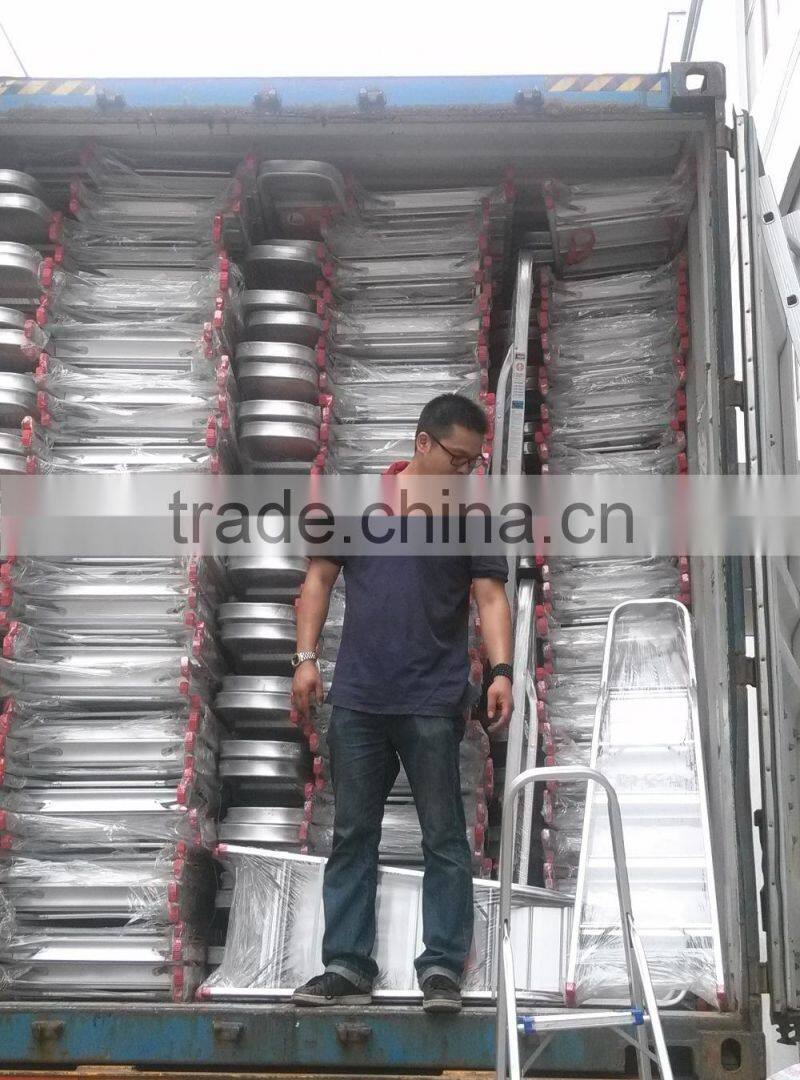 4-10 steps household ladder step ladder aluminum ladder EN131