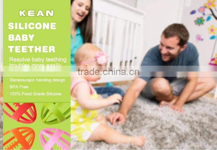 Make From Food Grade Baby Dolls Teether Silicone American Football