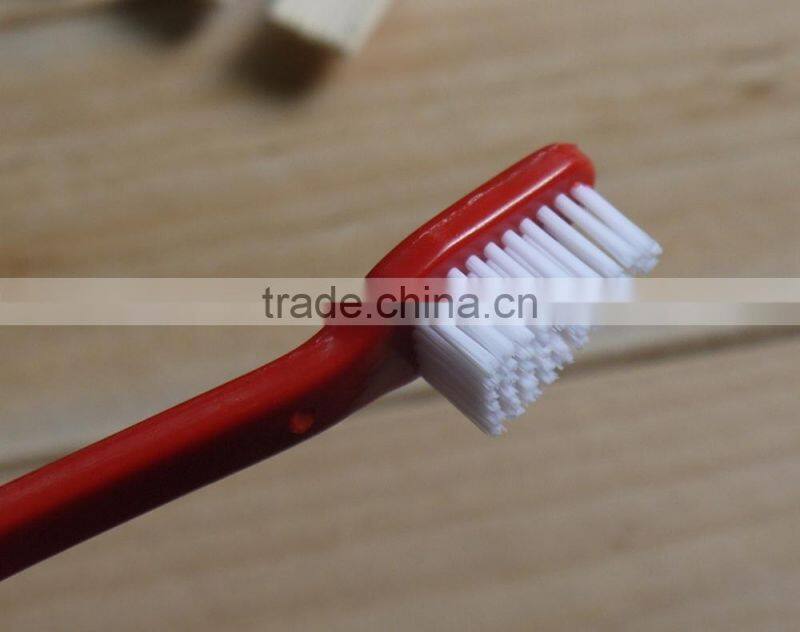 double sided pet toothbrush