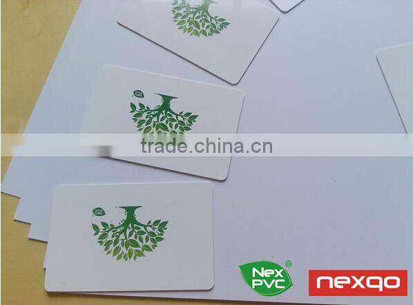 CMYK printing PVC Plastic Sheet for card making
