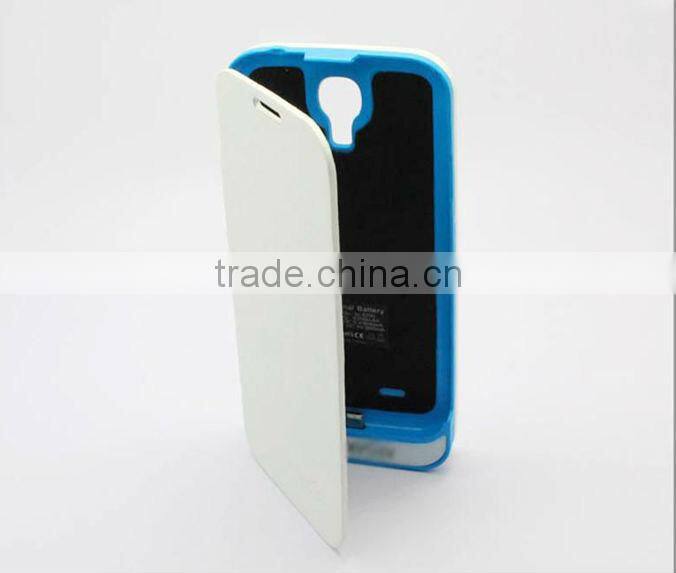 4200mah external battery charger case for Samsung s4&i9500 backup case ,Emergency Power External Battery Case