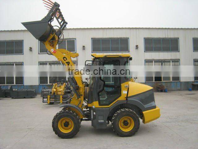 Small Garden Tractor Loader CS910J with Pallet Fork, CE Certificate
