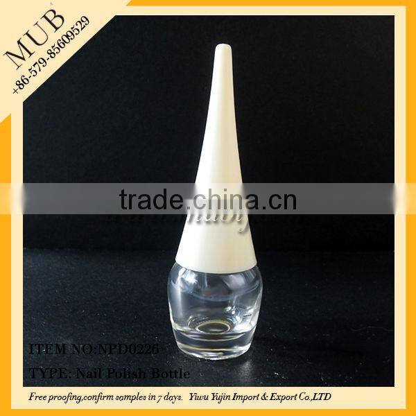 5/10ml glass empty nail polish bottles with different cap type