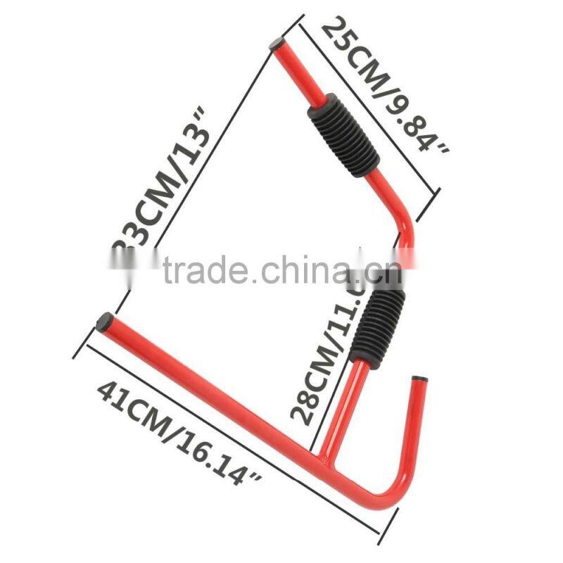 Wall Mount Surfboard Kayak Rack Canoe Folding Ladder Heavy Duty Steel 100LB