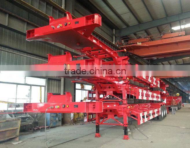 Tri-axle Skeleton Container Tipper Semi Trailer