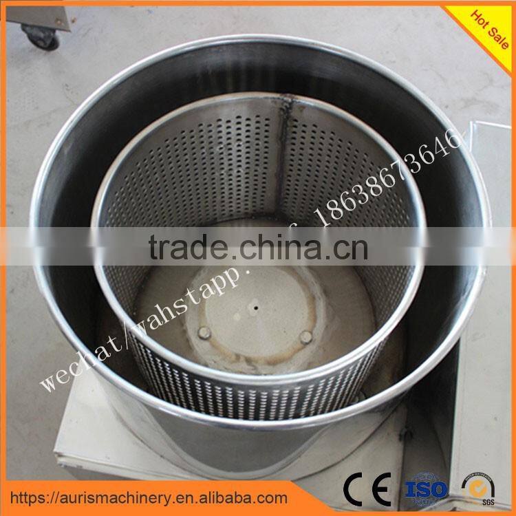 Stainless steel centrifugal potato chips dewatering deoiling machine on sale