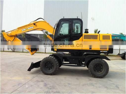 china new hydraulic excavator 9 ton JGM909L wheel excavator for sale