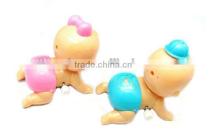 TX69520 plastic walking wind up baby doll toy