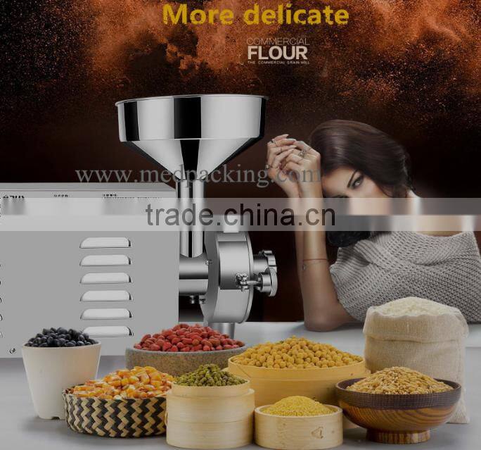 Superfine Stainless Steel Herb Particle Grinding Mill For Cereals or Commercial