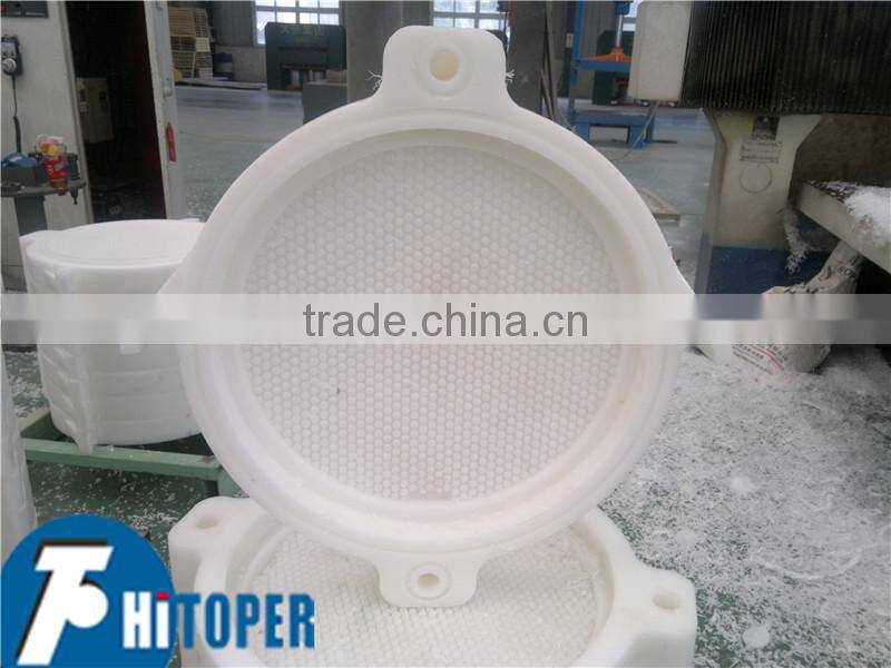 870mm polypropylene material filter plate for dewatering press machine