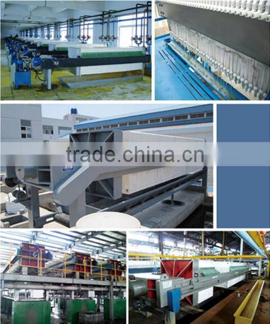 High quality cast iron chamber type automatic filter press