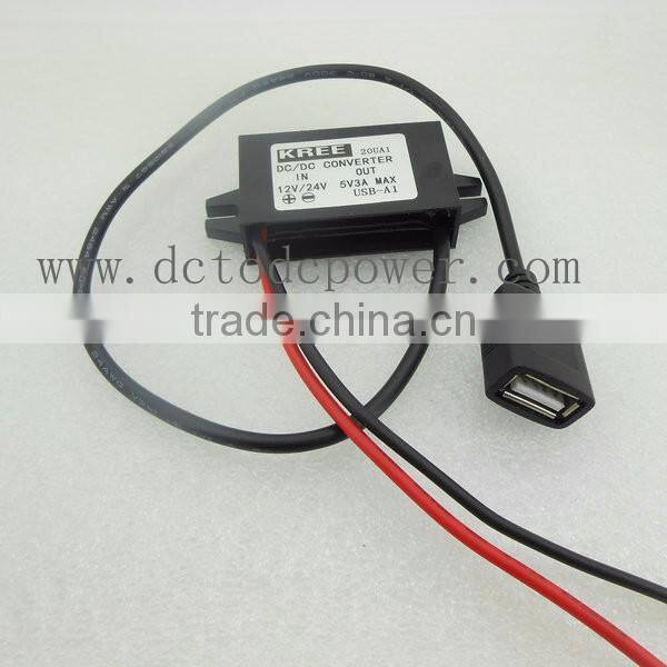 DC Buck Converter 12V24V To USB 5V3A MAX