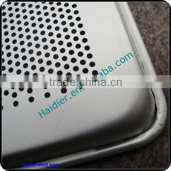 Flat sheet Perforated aluminum tray size, baking tray, aluminum tray for oven
