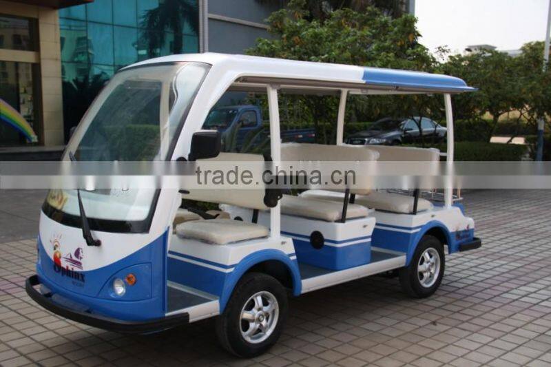 Park elegant 8 seaters electric tourism bus amusement electric school car