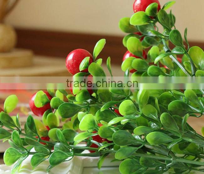 Home decor accessories plastic rich fruit artificial plant wholesale