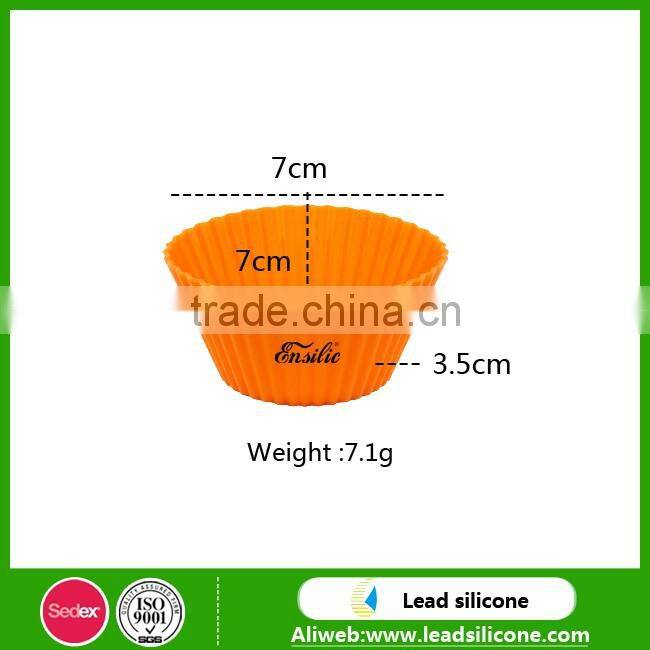 100% food grade funny silicone muffin cake molds for bake