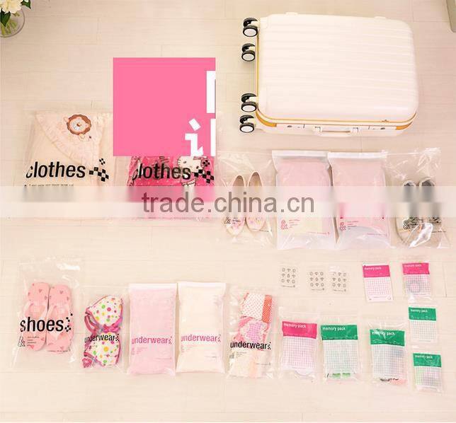 Q1103 Multi functional plastic travel transparent waterproof bag