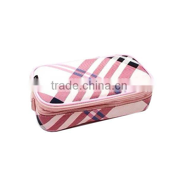 Custom wholesale canvas cosmetic bag