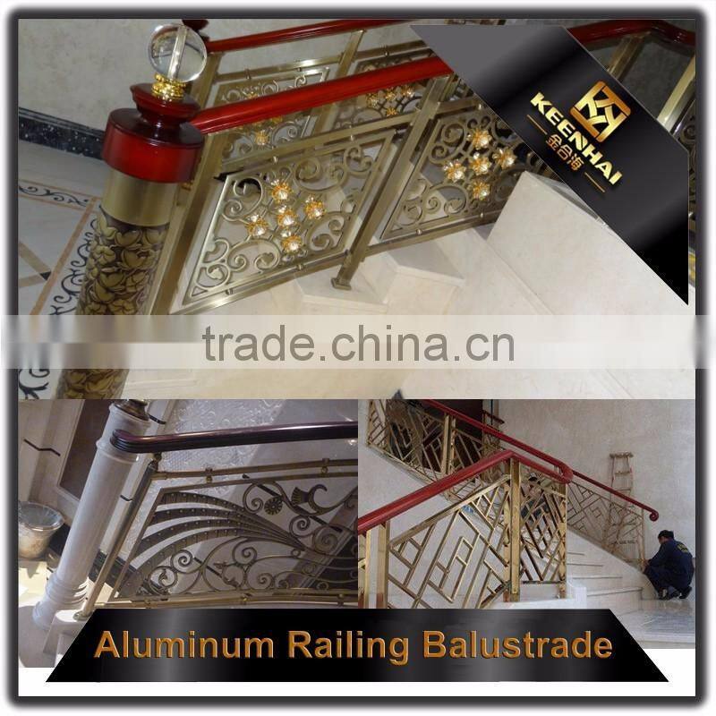 Modern Design Floor Mounting Hand Rail Aluminum Stair Rail