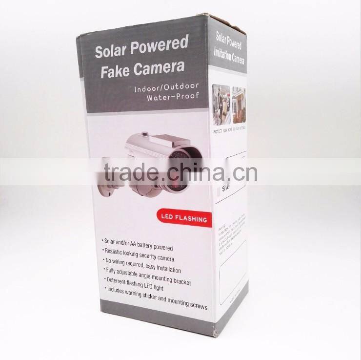 Factory Cheap Fake Security Camera, Dummy Dome Solar CCTV Camera