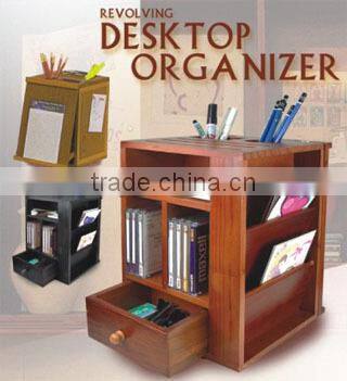 Revolving Desktop Organizer/desktop stationery organizer