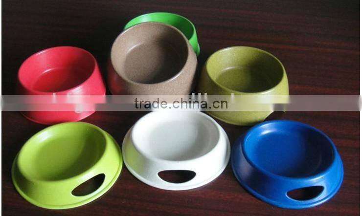 Eco bio bamboo fiber dog pet pot