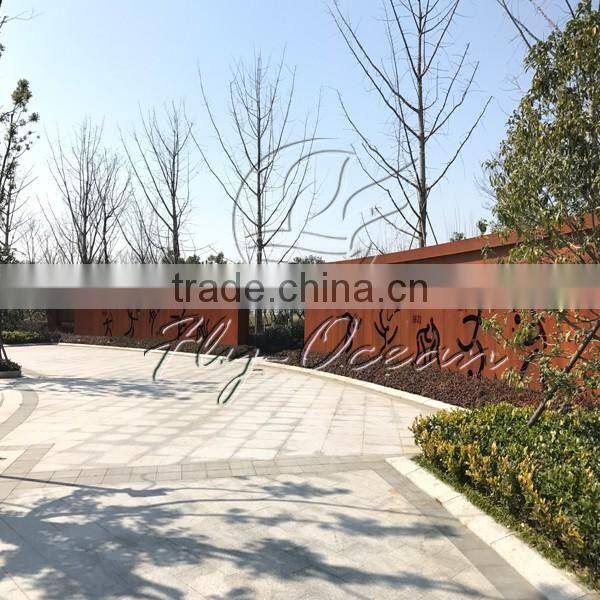 FO-9S04 Garden decorative corten steel sulpture