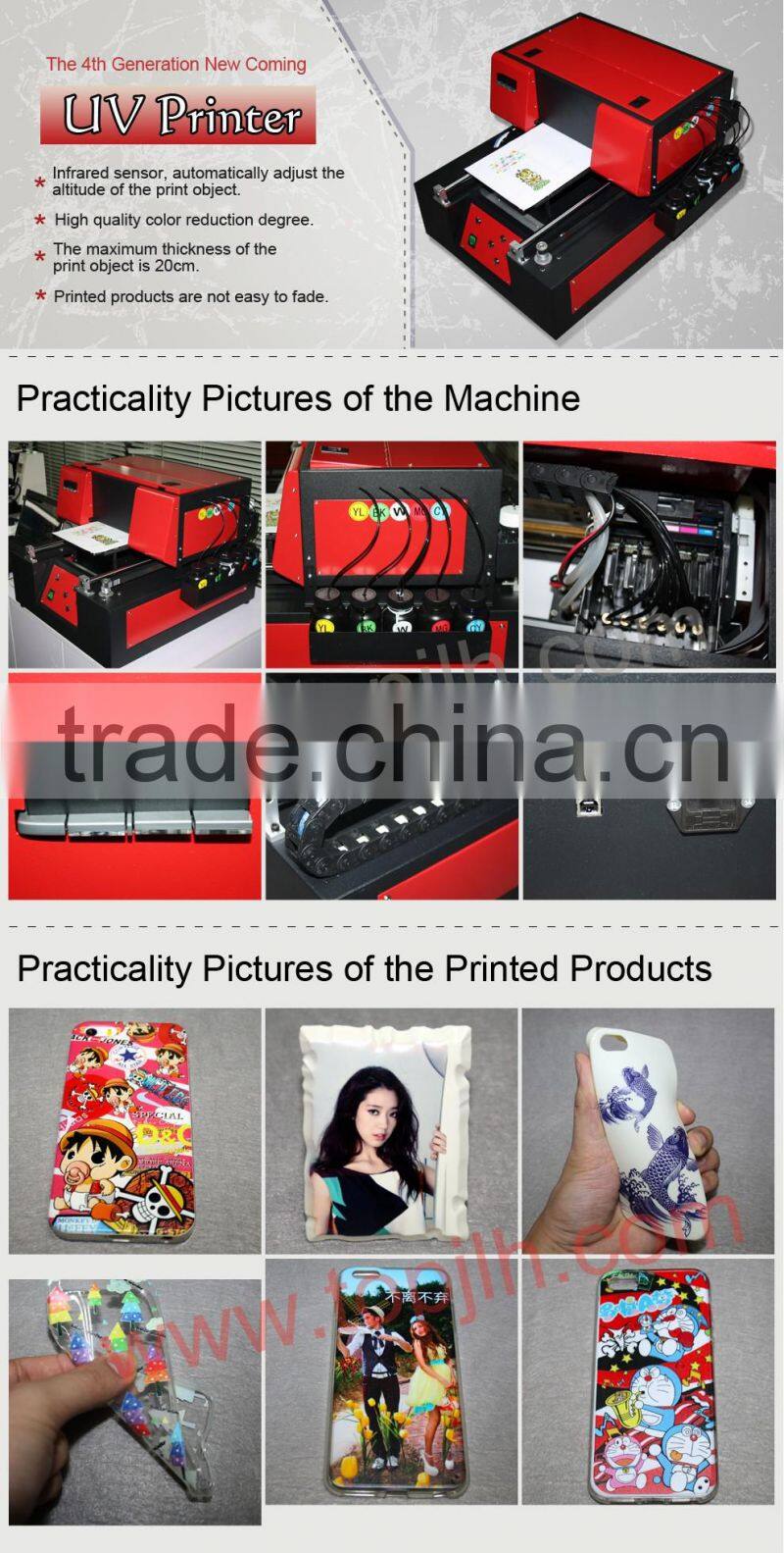 Make your own photo printing Digital Multicolor A4 Uv Printer/t-shirt A4 Uv Printing Mahcine
